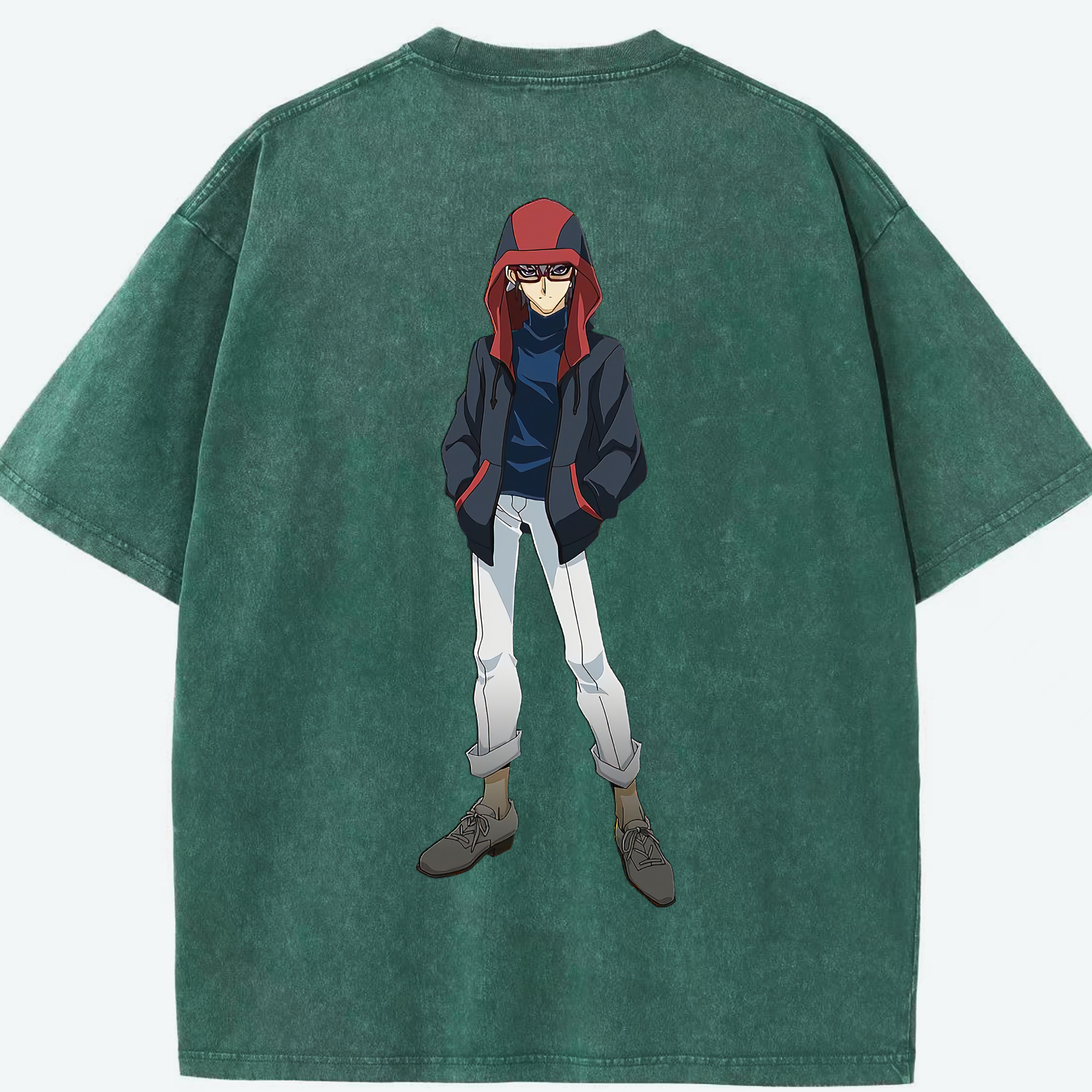 （画像用） 遊☆戯☆王 Yu-Gi-Oh! 綿100% ヴィンテージ風 半袖Tシャツ（背面プリント）